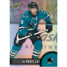 7 Joe Pavelski Base Set 2017-18 Tim Hortons UD Upper Deck